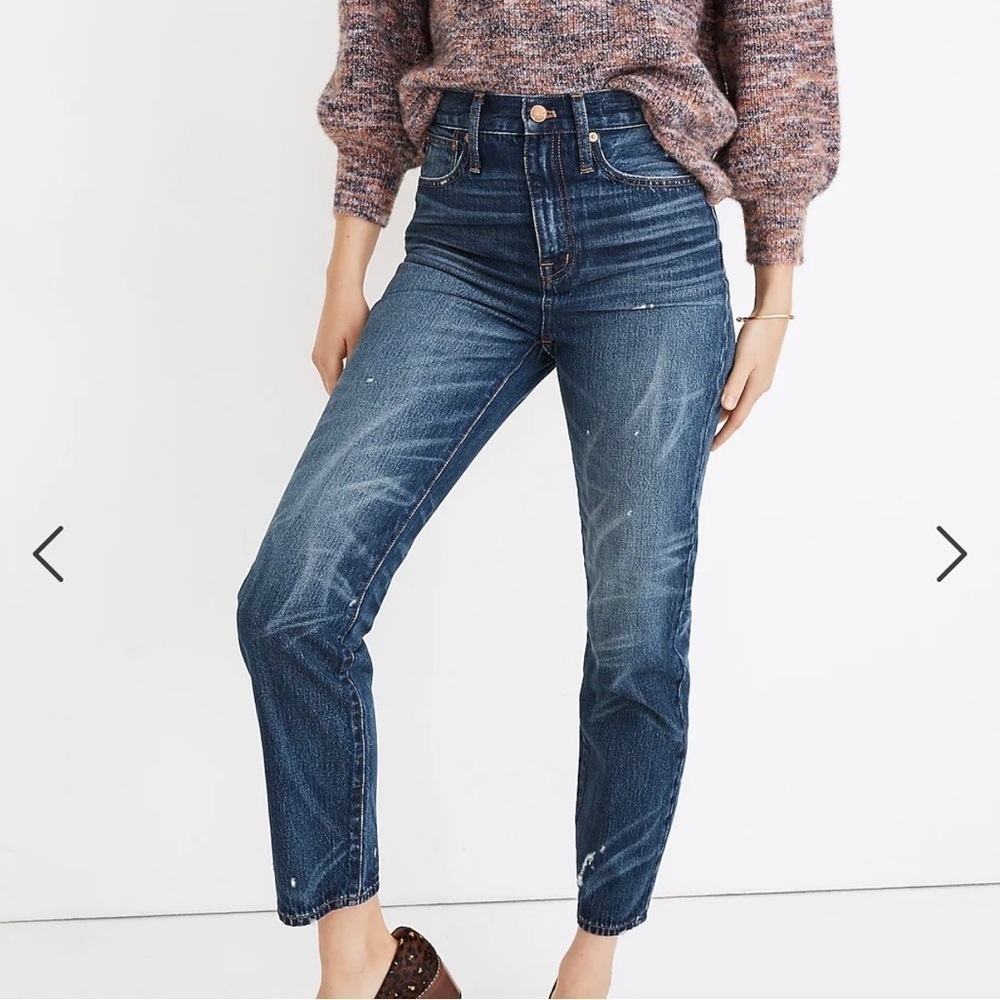 Madewell Classic Straight Leg Jeans in Croston Wash Size 24